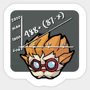 Calculated. Sticker